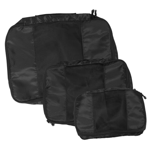 Sacs de voyage organisateurs de bagages : l'élégance du rangement noir fonctionnel