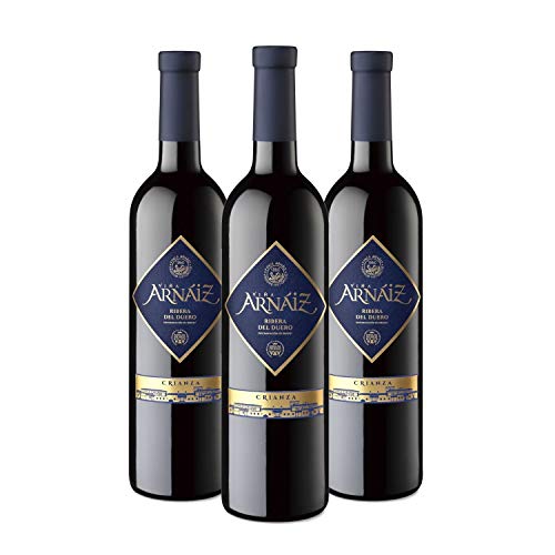 Viña Arnáiz Crianza - Vino Tinto D.O. Ribera del Duero - Caja de 3 Botellas x 750 ml