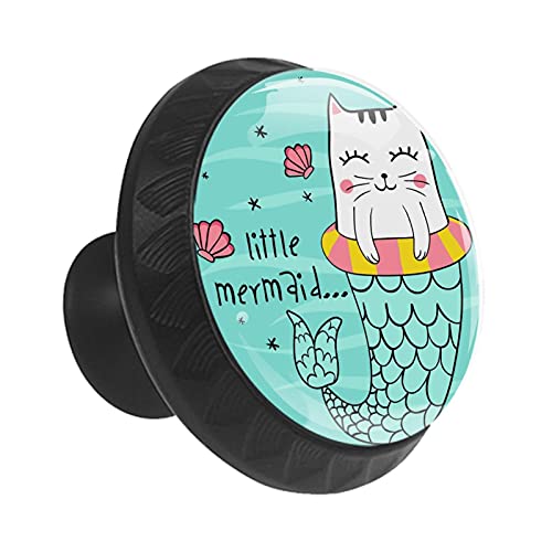 Boutons de tiroir sirène ronds de qualité supérieure pour commode