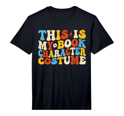 This is My Book Character Costume Funny Halloween Costume Performance T-Shirt