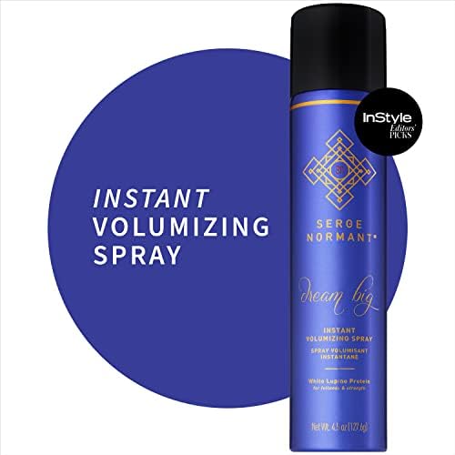 Serge Normant Dream Big Instant Volumizing Texture Spray, Hair Thickening Spray for Volume, Hair Spray, Hairspray Products, Texturizing Mist for Effortless Styling, Instant Body, Volumizer, 4.5 fl oz