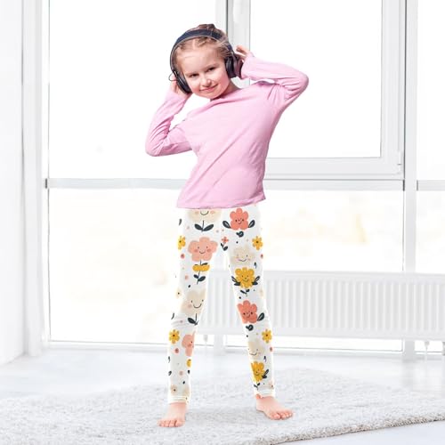 Girls Leggings Cute Blossom Toddler Girls Clothes Leggings for Girls Toddler Girls Leggings 3-4T4