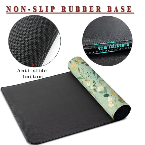 Tapis souris imperméable extra large 4mm antidérapant