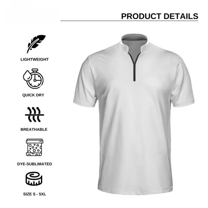 Personalized Dart Jerseys for Men, Dart Shirts for Men, Personalized 3D Darts Board Men Quarter-Zip Shirts2