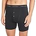 Price comparison product image Calvin Klein - Calvin Klein Boxer Brief - Button Fly - Long Leg Boxers for Men - Mens Boxer Shorts - Boxer Shorts Men - Pack of 1 - Black - Large