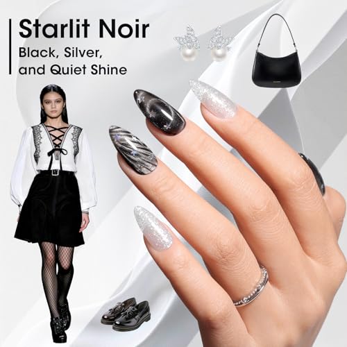 Set Gellen de 6 esmaltes gel Cat Eye Monocromo 6ml miniatura 3