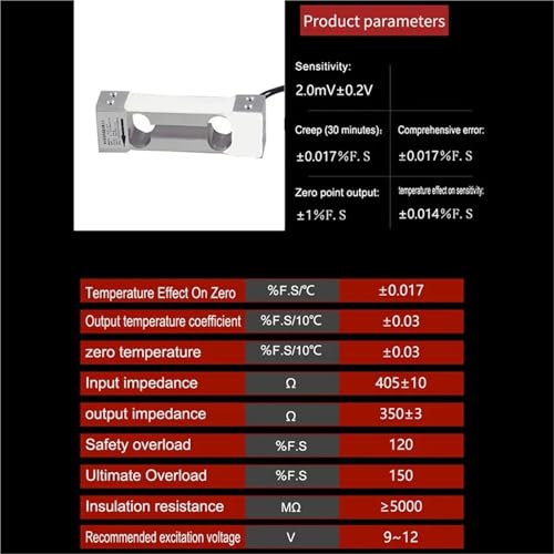 Sensor de pesaje alta precisión P70 célula de carga monoplato de aluminio 10KG 6