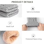 Clothirily Winter Gloves for Women, Touch Screen Gloves with Thermal Soft Lining, Elastic Cuff Winter Gloves for Cold Weather - Image 4