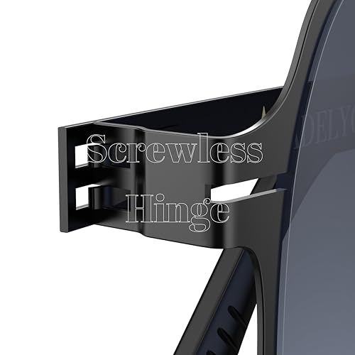 Men's Polarized Gradient Sunglasses - Square UV400 Protection - Adjustable Tint, Lightweight 21g Flex Frame for Driving & Outdoor (Gradient Grey)3