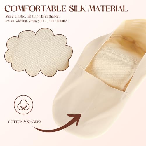 Image of Forbidden Road No Show Socks Non Slip Low Cut Invisible Socks for Women