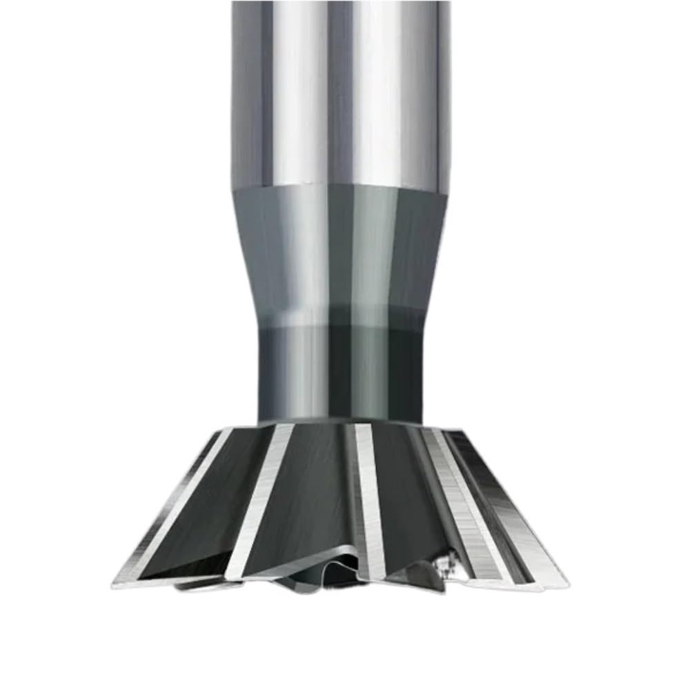 Herramienta para cortar metales Fresa de cola milano acero alta velocidad for corte cobre y hierro fundido, fresa engranajes, herramientas eléctricas, 1 pieza