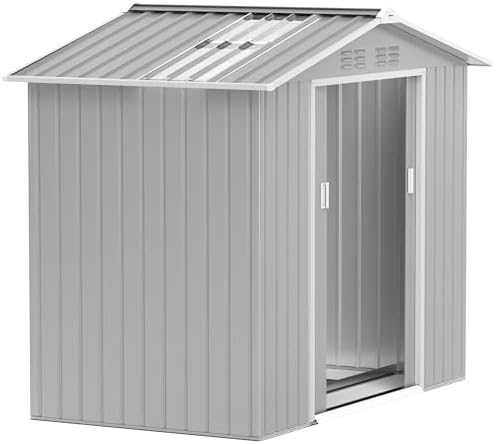 Outsunny Abri de jardin extérieur 2,42 m² 213 x 130 x 185 cm avec...