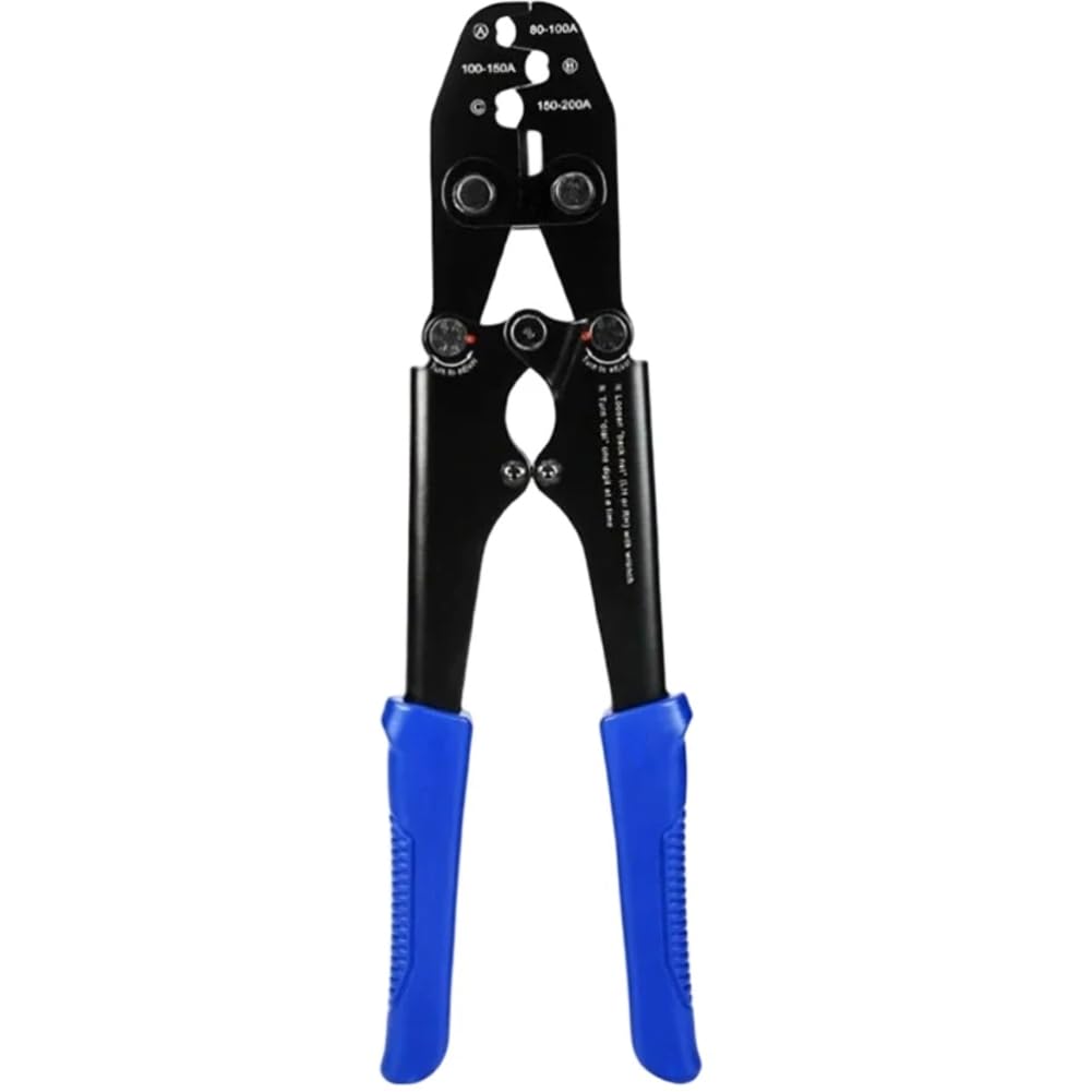 Crimping Pliers 5-200A Terminal Crimping Tool Set Copper Nose Plier Battery Lug Crimping Battery Lug Crimping Tools