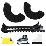 ⛸HOCHWERTIGES MATERIAL: Dieser Schoner für Schlittschuhkufen besteht aus hochwertigem PXC-Material, um Ihre Schlittschuhe vor Eis zu schützen. Diese Eishockey Kufenschoner verfügen über eine hervorragende Haltbarkeit und Verschleißfestigkeit. Ihre Weichheit bei niedrigen Temperaturen garantiert zudem eine lange und robuste Lebensdauer.