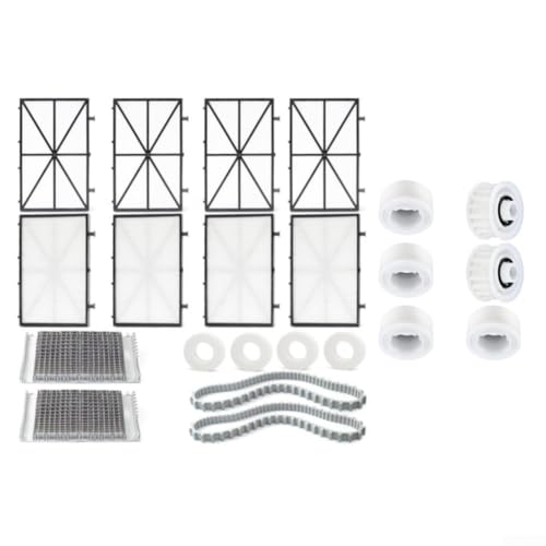 Kit de pièces de nettoyage de piscine robotique, y compris panneaux filtrants, anneaux d'escalade, système de rail, roues de guidage compatibles avec les modèles série M DX6