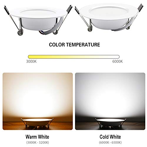 Spot de salle de bain encastrable pour plafond bas avec LED 23mm plat - 5