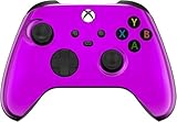Wireless Controller for Microsoft Xbox Series X/S &amp; Xbox One - Custom Soft Touch Feel - Custom Xbox Series X/S Controller (X/S Purple Chrome)