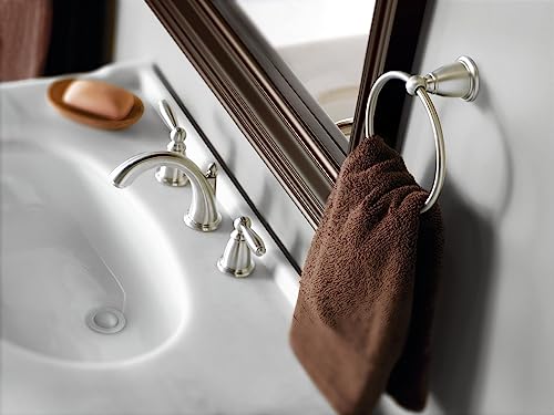Moen YB2286BN Brantford Brushed Nickel Traditional Bathroom Hand Towel Ring thumb #1