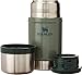 Stanley Classic Legendary Large Food Jar 24 oz | Vacuum Insulated Food Container | Wide Mouth Screw On Lid | Packable for Travel | Stainless Steel with Leakproof Lid | BPA-Free | Hammertone Green