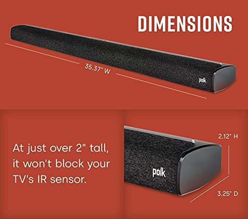 Polk Audio Signa S3 (Renewed) Ultra-Slim Tv Sound Bar And Wireless Subwoofer With Built-In Chromecast, Compatible With 8K, 4K & Hd Tvs, Wi-Fi, Bluetooth, Works With Google Assistant,Black #TOP2