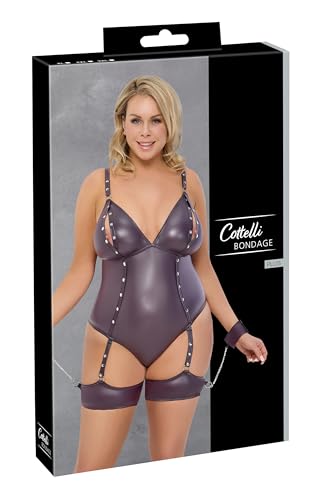 Body string bondage violet Cottelli XL aux lanières ajustables - 5