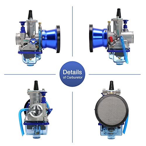 Pwk 28Mm 4T Carburetor With Air Filter Fit For Universal Motorcycle 75Cc To 125Cc Pit Dirt Bike Atv Predator 212Cc Gy6 Motocross Enduro Off Road Quad Scooter Power Jet Carb #TOP4