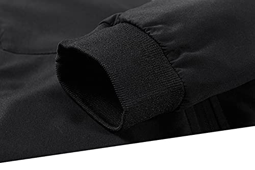 Image of sandbank Men's Casual Lightweight Flight Jacket Softshell Zipper Windbreaker Bomber Jacket