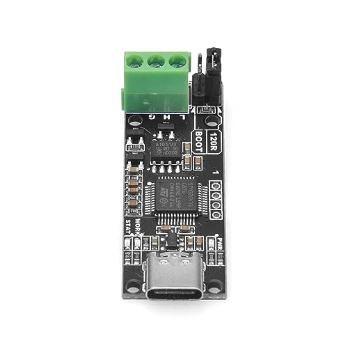 OSOYOO MKS CANable 2.0 USB-C to CAN Adapter Analyzer, Supports CAN-FD, SLCAN, SocketCAN, Candlelight, Klipper - Compatible with XP / WIN7 / WIN8, Linux