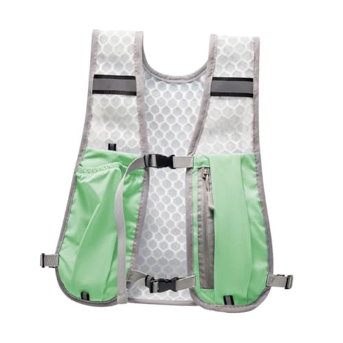 Menolana Hydration Vest, Outdoor Sport Bag Rucksack, Breathable Hydration Backpack, Running Backpack Water Pack for Hiking Jogging, Green