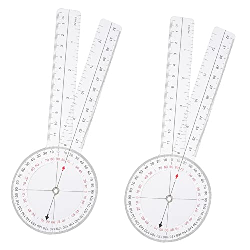 UTHCLO Mini Protractor Tool Compact and Easy to Carry Goniometer for Protractor Geometry Circle and Math Educati