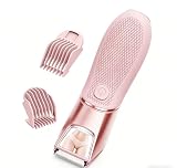 Cordless Bikini Trimmer for Women – Travel-Ready Body Groomer with LED Light, Built-in Mirror, and IPX7 Waterproof Design, Ceramic Blades for Smooth