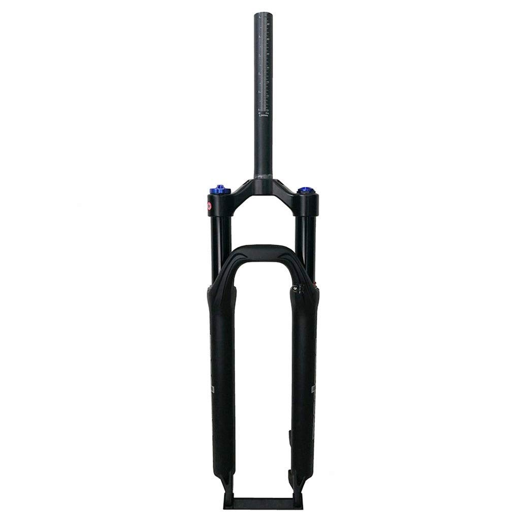 AZQOHMIS 29 Inch Suspension Forks MTB Ultralight Alloy 1-1/8" - Black for 160 Rotor