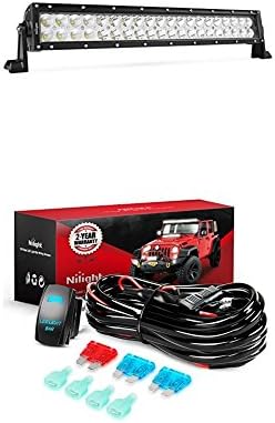 Nilight LED Light Bar 22Inch 120W Spot Flood Combo Led Off Road L...