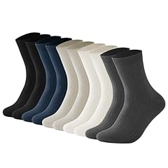 Dark Gray2+khaki2+camel2+denim Blue2+black2(10 Pairs)