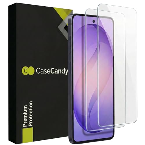 Image of Casecandy - (2 Pack Screen Protector Tempered Glass for Samsung S26 | 9H Glass for samsung S26 Screen Protector 5G, [Easy Application Kit] [Bubble Free] [6.2 Inch] - HD