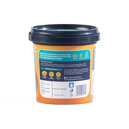 Image of Get-A-Way Belgian Chocolate High Protein Ice Cream Cup (Zero Added Sugar),100ml
