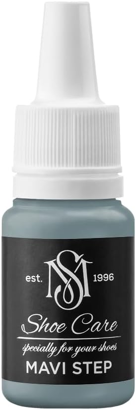 Leather Repair Cream-Filler - NCS S 5010-B30G Charcoal Slate - Scuff & Scratch Remover Compound for Smooth Leather by MAVI STEP - 0.34 fl oz / 10 ml