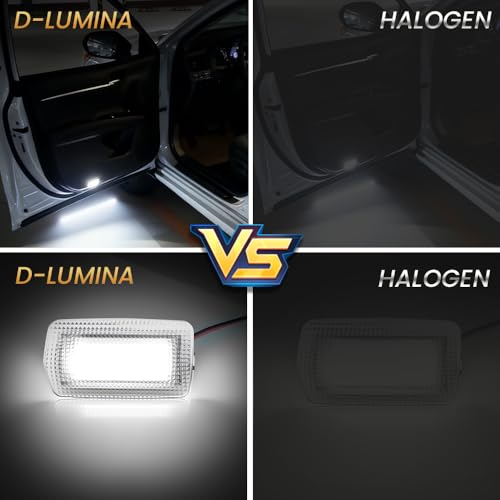 D-Lumina luces LED interiores para puertas Toyota Lexus 6000K miniatura 3