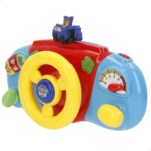 Volant pour poussette Paw Patrol COLORBABY jouet bébé 6 mois avec pinces Marshall Chase