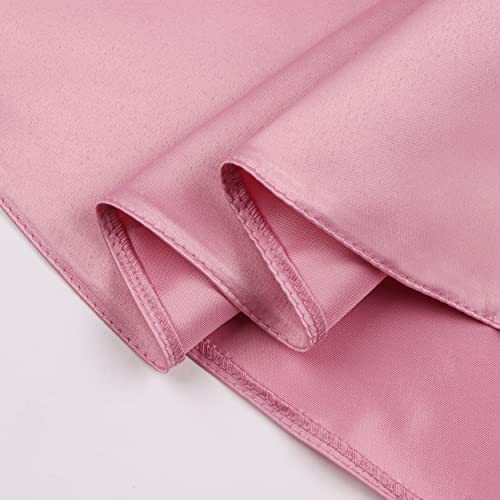 Bunny Lulu Knee-Length Girls Dress Bridesmaid Wedding Princess Children's Bow Birthday Ball Party Show Evening Lavender (11-12 Years, Dusty Rose 1) #TOP6