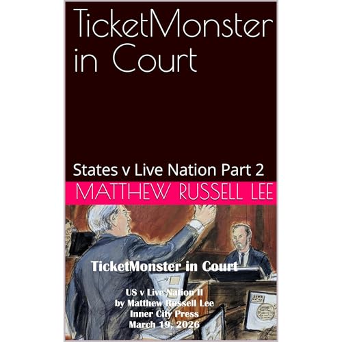 TicketMonster in Court Audiolibro Por Matthew Russell Lee arte de portada