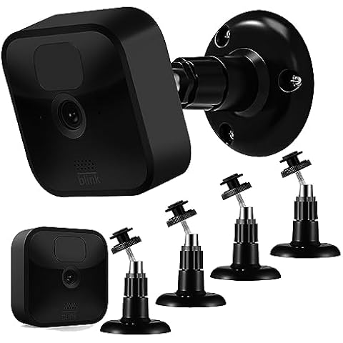 Gusfeliz Blink Outdoor Camera Mount, 360 Degree Adjustable Indoor/Outdoor Wall Mount Bracket for Blink Home Security System,4 Pack Cover