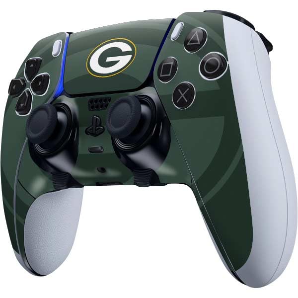 Skinit Decal Gaming Skin Compatible with PS5 DualSense Edge Pro Controller - Officially Licensed NFL Green Bay Packers Double Vision Design