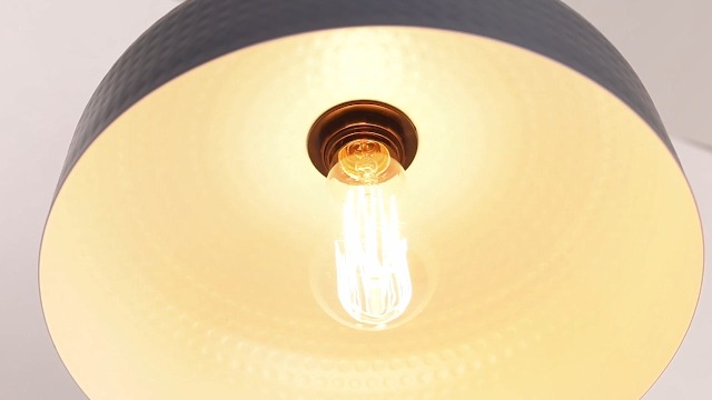 Image of Darkaway Pendant Light Fixtures Ceiling Hanging with Hammered Metal Shade, Modern Pendant Light for Kitchen Island Lighting Hanging Lamp Adjustable Height, Medium