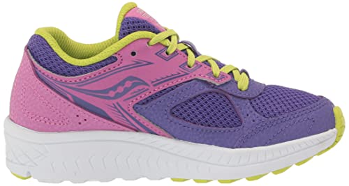 Saucony Cohesion 14 Lace To Toe Sneaker, Purple/Green, 1 Us Unisex Big Kid #TOP5