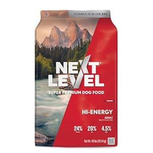 Next Level HI-Energy, All Life Stages, Super Premium Dog Food (40 Pound)