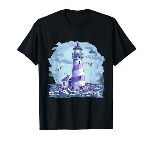 Lighthouse Seaside House Sailing Sea Beach Light House T-Shirt