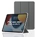 Produktbild Hama Hülle für Apple iPad mini 2021 (aufklappbares Case für Apple Tablet mini 6. Generation, Schutzhülle mit Standfunktion, transparente Rückseite, magnetisches Cover) grau