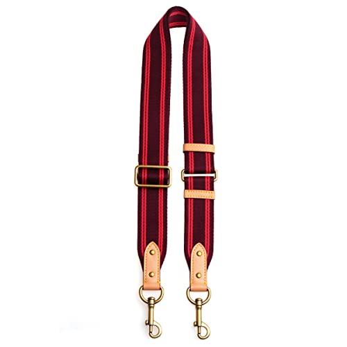 Image of jiesinlov Bag Strap Replacement Crossbody Strap for TOTE Handbags Adjustable (RED)