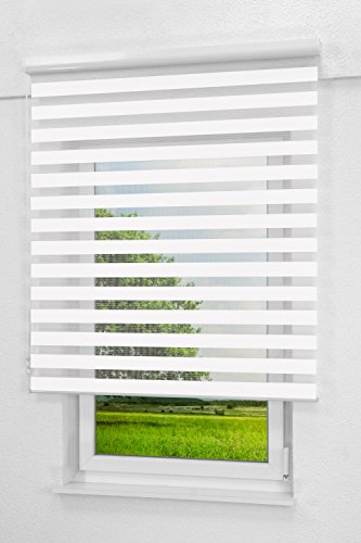 LYSEL Outlet Doppelrollo Kassette Weiß, (B x H) 40cm x 175cm in weiß